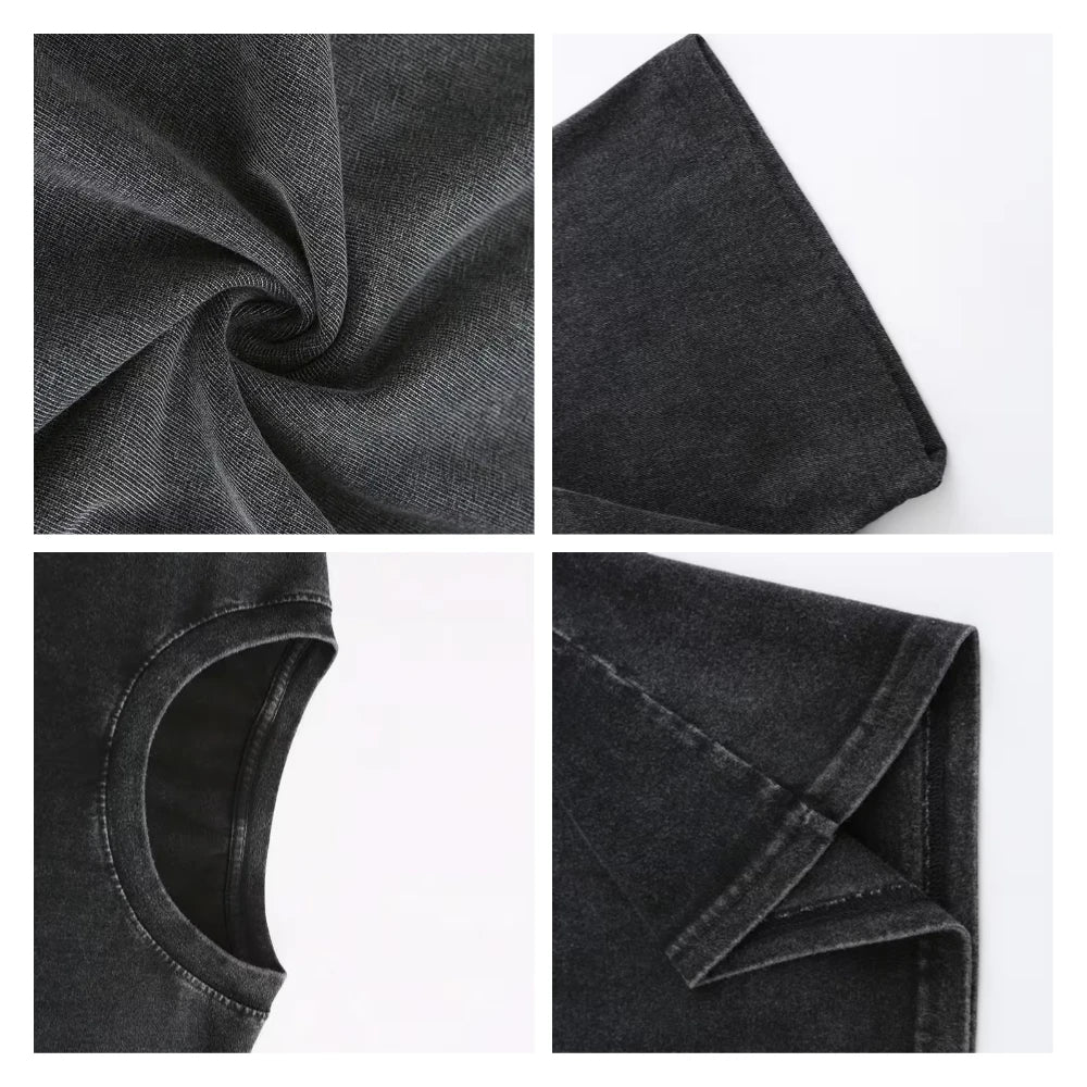 Black Rose Graphic Washed T-Shirt