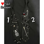 Gothic Punk Decorative Necktie Accessory