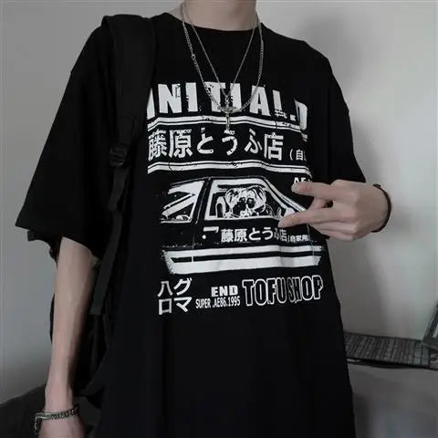 Graphic Oversized Short-Sleeve T-Shirt