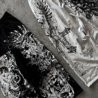 Skull Graphic Drawstring Sweatpants