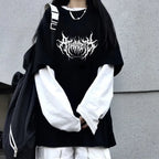 Atrocity Graphic Layered-Look T-Shirt