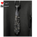 Gothic Punk Decorative Necktie Accessory