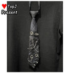 Gothic Punk Decorative Necktie Accessory