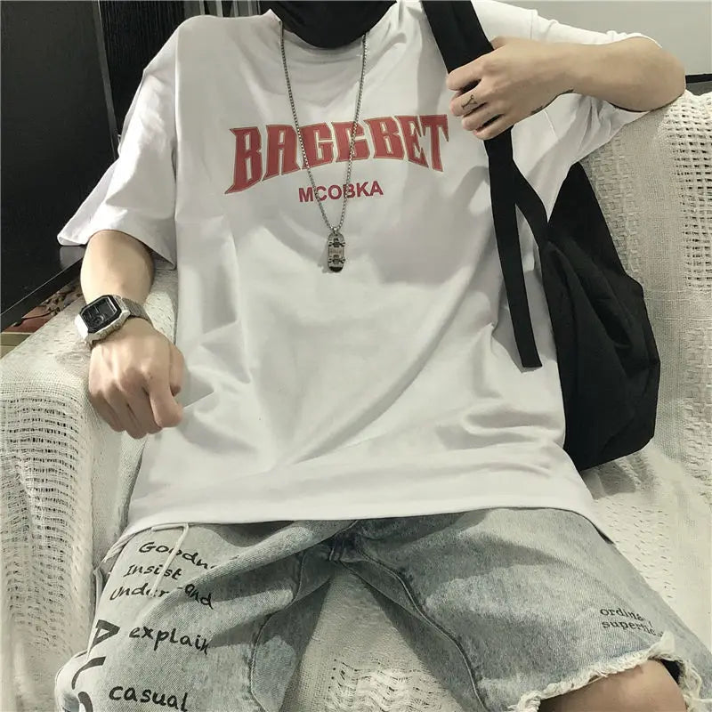 Graphic Oversized Short-Sleeve T-Shirt