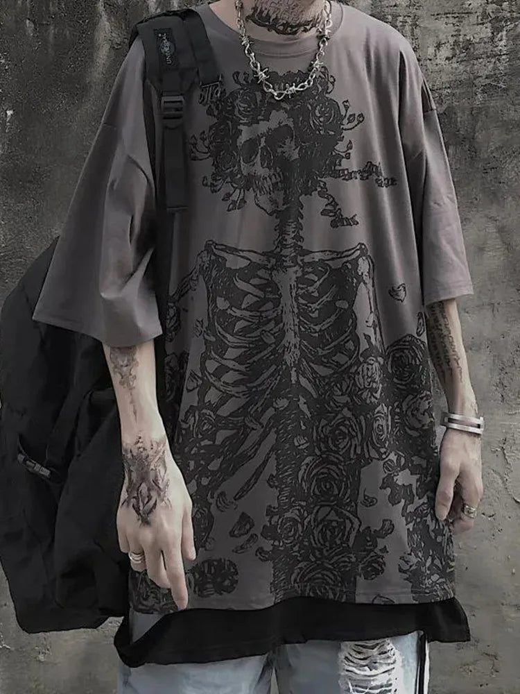 Graphic Oversized Short-Sleeve T-Shirt