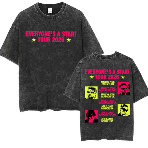 5 Seconds of Summer Everyone's a Star Graphic Vintage-Wash T-Shirt