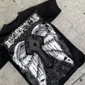 Gothic Graphic T-Shirt, Short Sleeve Crew Neck