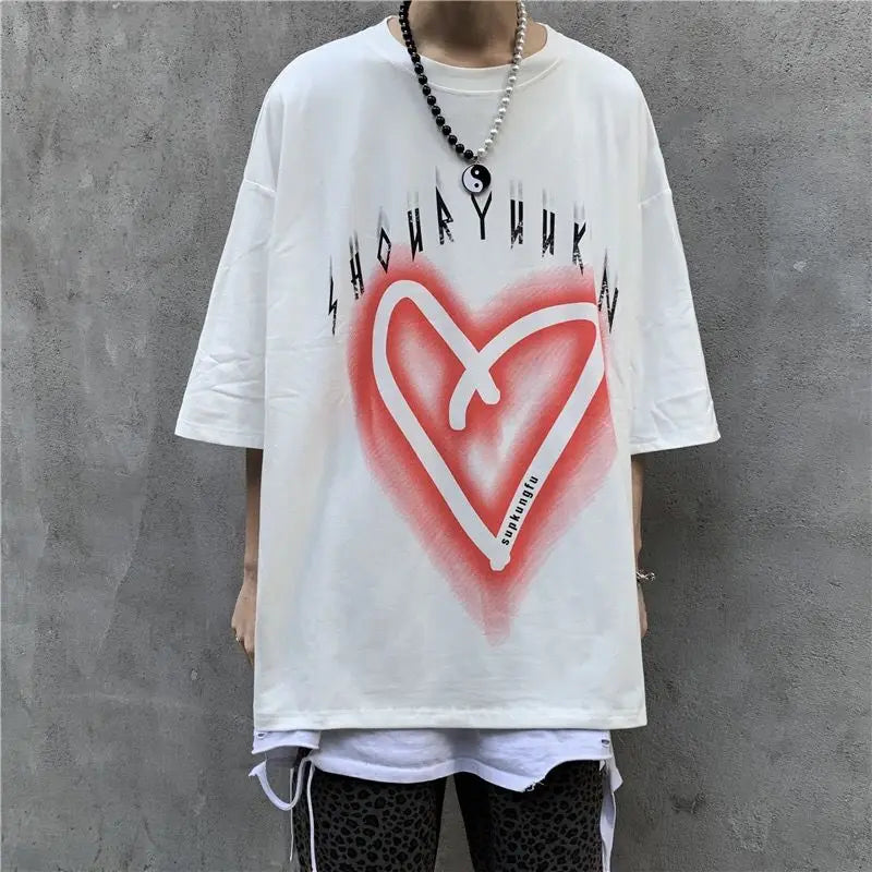 Graphic Oversized Short-Sleeve T-Shirt