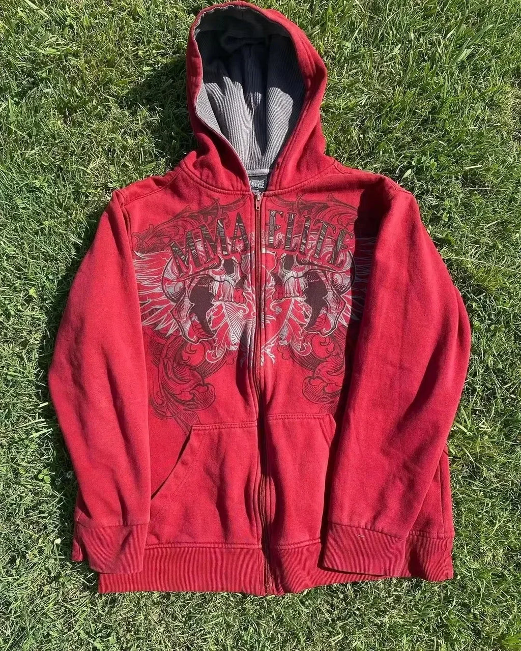 Women's Skull Graphic Zip-Up Hoodie
