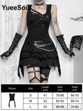 Black Gothic Sleeveless Camisole Top