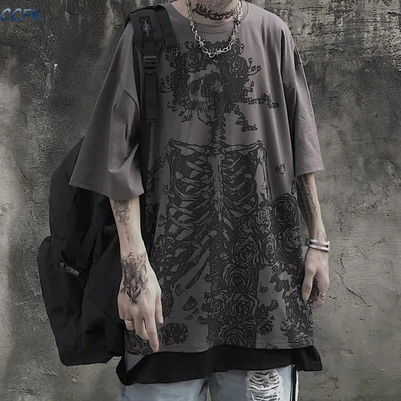 Graphic Oversized Short-Sleeve T-Shirt