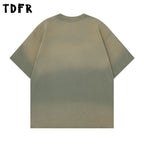Men's Distressed Puppy Graphic Short-Sleeve T-Shirt