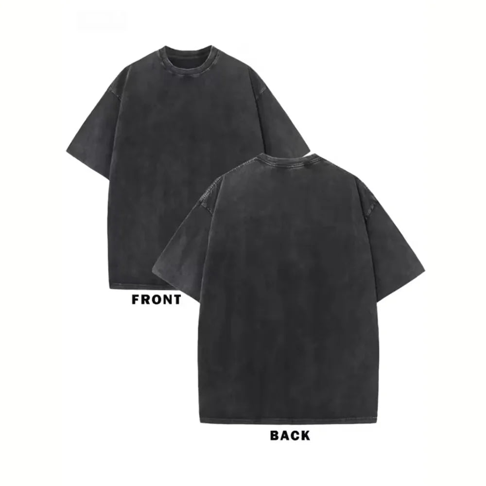 Black Rose Graphic Washed T-Shirt