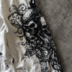 Skull Graphic Drawstring Sweatpants
