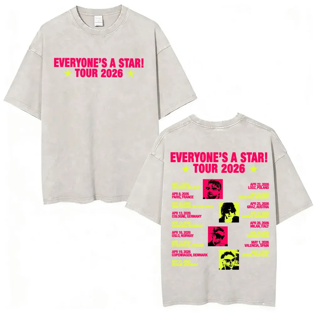 5 Seconds of Summer Everyone's a Star Graphic Vintage-Wash T-Shirt