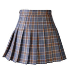 Women's Plaid Pleated Mini Skirt