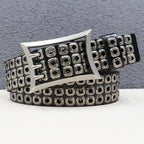 Punk Studded Leather Belt