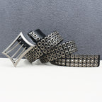 Punk Studded Leather Belt