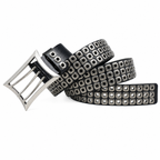 Punk Studded Leather Belt