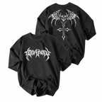 Men's Gothic Wing & Skull Graphic T-Shirt