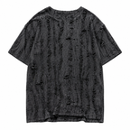 Grunge Distressed Hollow-Hole Short-Sleeve T-Shirt
