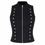 Grunge Lace Mesh Corset Top