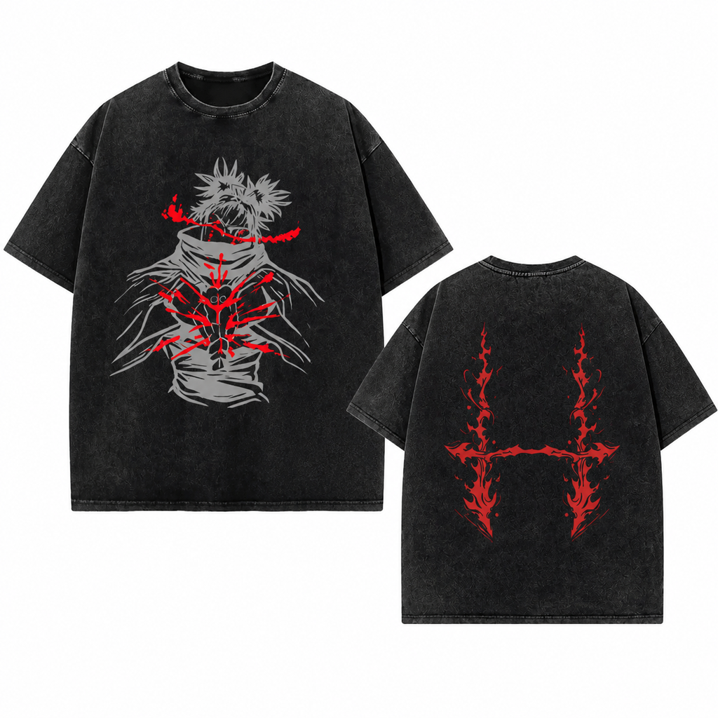 Grunge Choso Anime Graphic T-Shirt