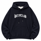 Graphic Wing Print Pullover Hoodie