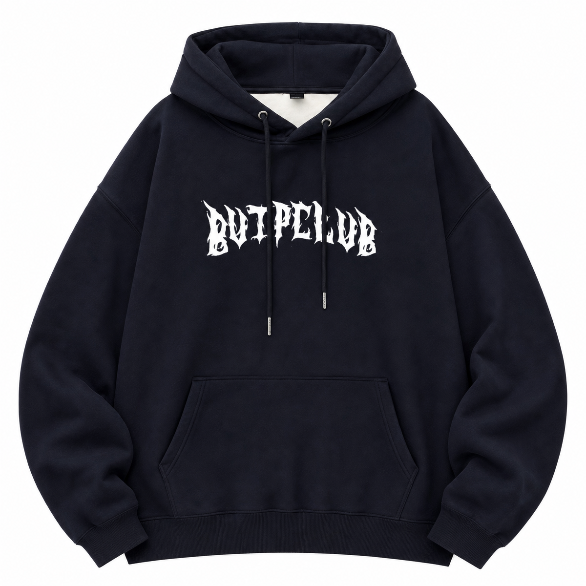 Graphic Wing Print Pullover Hoodie