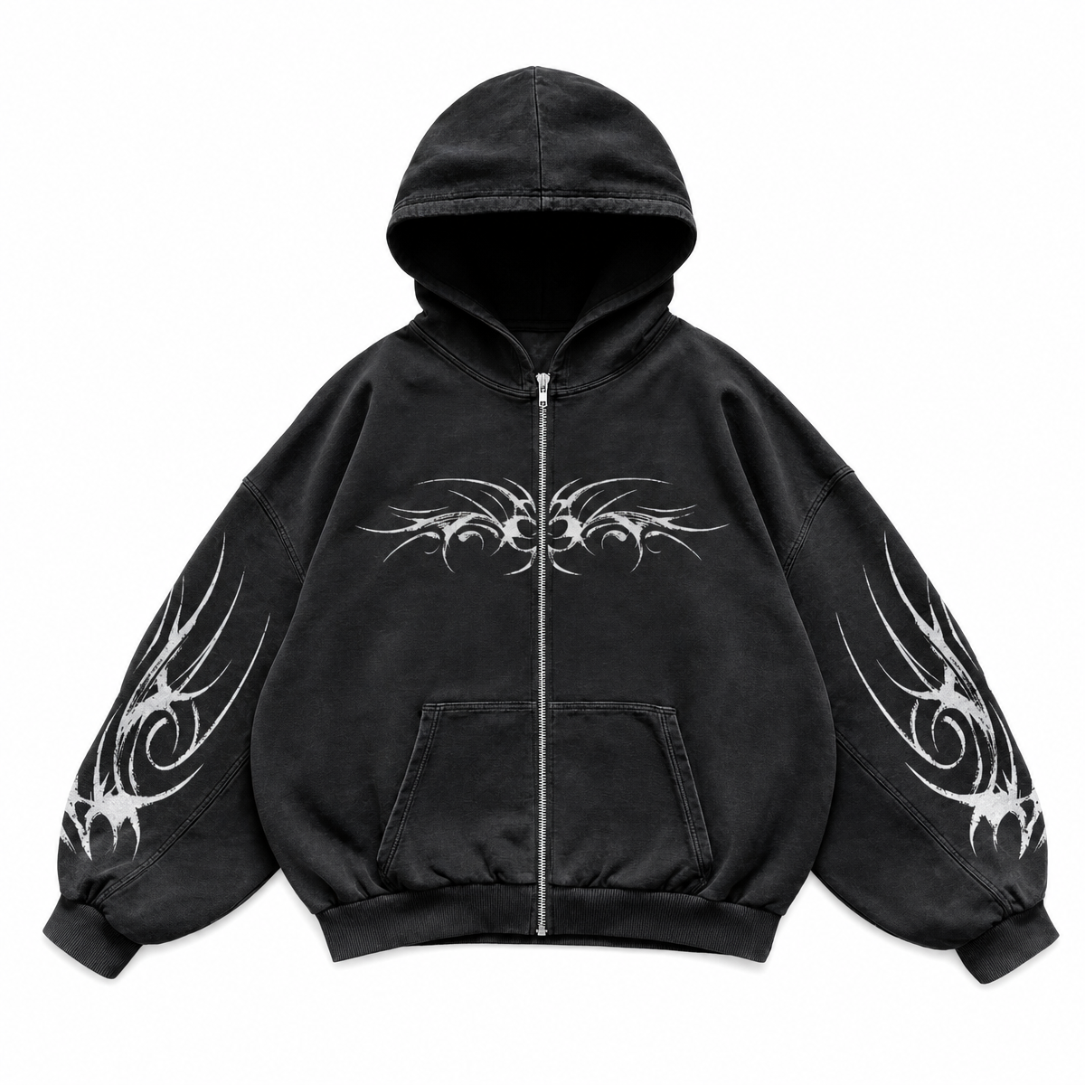 Women's Graphic Zip-Up Hoodie