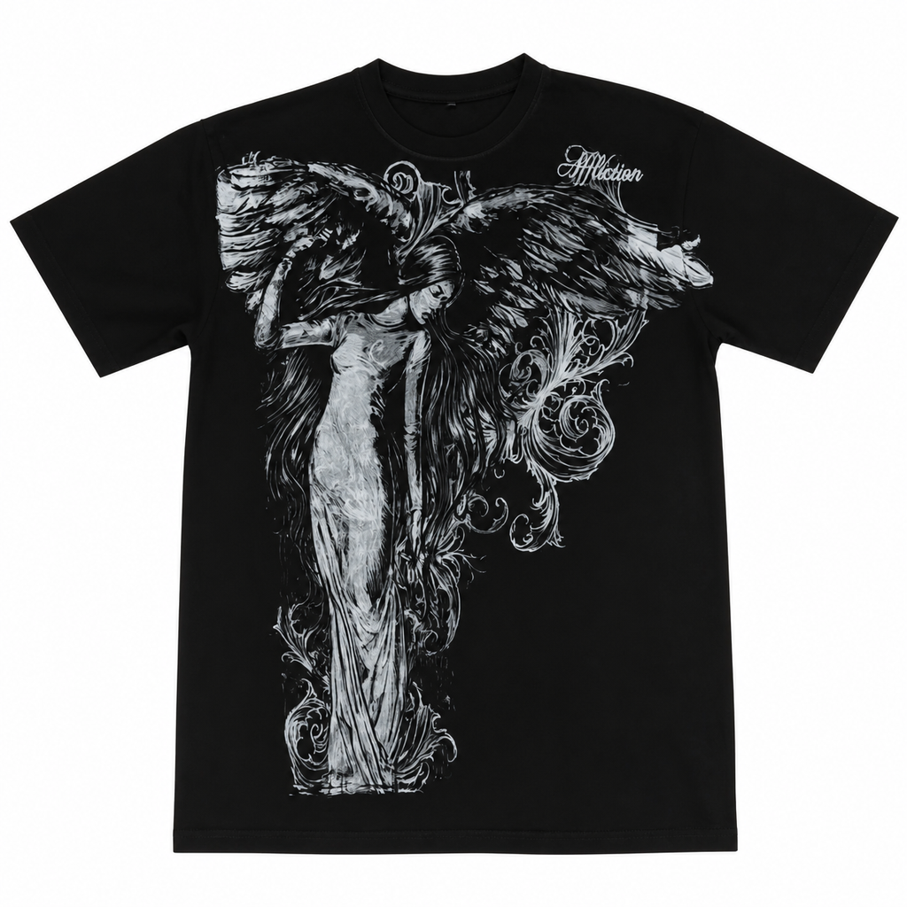 Grunge Gothic Graphic T-Shirt
